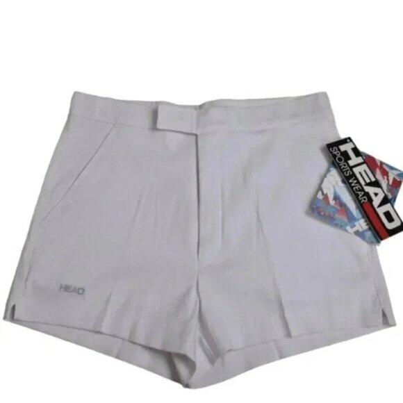 NWT Vintage Head 90's Athletic Golf Athletic Shorts White Size 28 - Picture 10 of 11